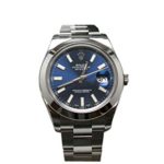 Rolex Datejust II 41 Blue Dial Index Dial Steel Mens Watch