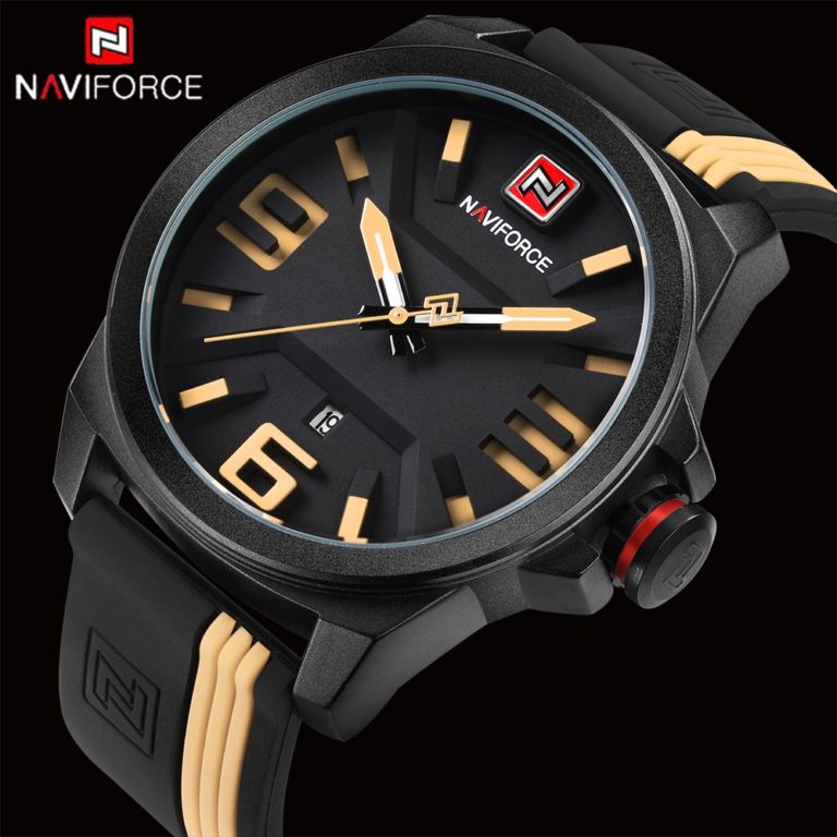 2018 New Fashion NAVIFORCE Mens Watches Miliarty Quartz Watch Men Sport Waterproof Silicone 3D Wrist watch relogio masculino 1 2018 New Fashion NAVIFORCE Mens Watches Miliarty Quartz Watch