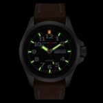 Armourlite Officer Series Watch - Black Dial - Brown Leather Band