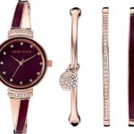 Anne Klein Women's Swarovski Crystal Accented Rose Gold-Tone Watch