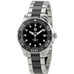 Tag Heuer Aquaracer Black Dial Diamond Ladies Watch