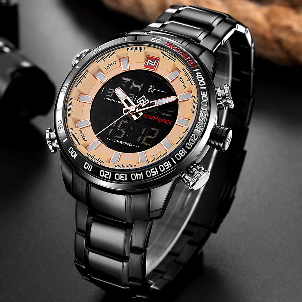 NAVIFORCE Top Luxury Brand Men Digital Sports Watches - Luxury and ...