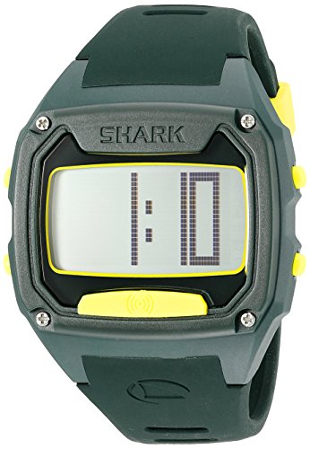 Freestyle Unisex Shark Tooth Digital Display Japanese Quartz Green Watch