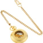 Charles-Hubert, Paris Gold-Plated Mechanical Pocket Watch