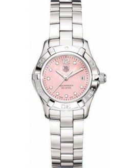 TAG Heuer Women's Aquaracer Diamond Pink Mother-of-Pearl Dial Watch