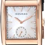 Movado Women's 'Heritage' Swiss Quartz Stainless Steel and Leather Watch