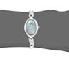 Armitron Women's Swarovski Crystal Accented Silver-Tone Bangle Watch