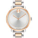 Movado Women's Bold Sugar Dial 2-Tone Watch with a Flat Dot