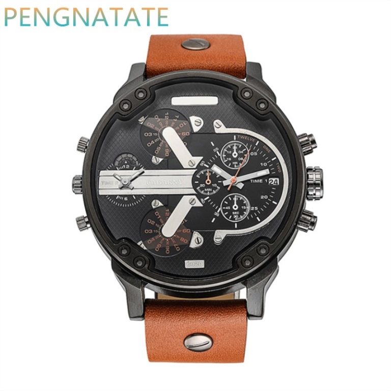 Men Watch Dual Movement Watch CAGARNY Waterproof Sport Military Quartz Men Luxury Brand clock Wrist Watches relogio masculino 1 Men Watch Dual Movement Watch Waterproof Sport Military Quartz Men