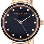 Anne Klein Women's Swarovski Crystal Accented Rose Gold-Tone Watch