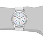 Timex Weekender Effortlessly Stylish with a White Nylon Slip-Thru Strap