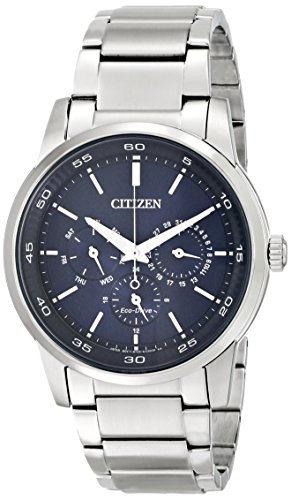 Citizen Eco-Drive Men's Dress Analog Display Silver Watch