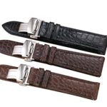 Crocodile Skin Leather Replacement Watch Straps/Bands