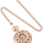 Charles-Hubert, Paris Rose Gold-Plated Mechanical Pocket Watch