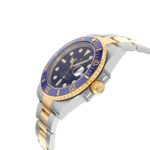 Rolex Submariner Stainless Steel Yellow Gold Watch Blue Ceramic Watch