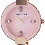 Anne Klein Women's Light Purple Swarovski Accented Rose Gold-Tone Watch