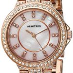 Armitron Women's Swarovski Crystal Accented Rose Gold-Tone Bracelet Watch