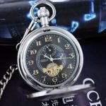 Ogle Waterproof Gold Phoenix Mechanical Pocket Watch