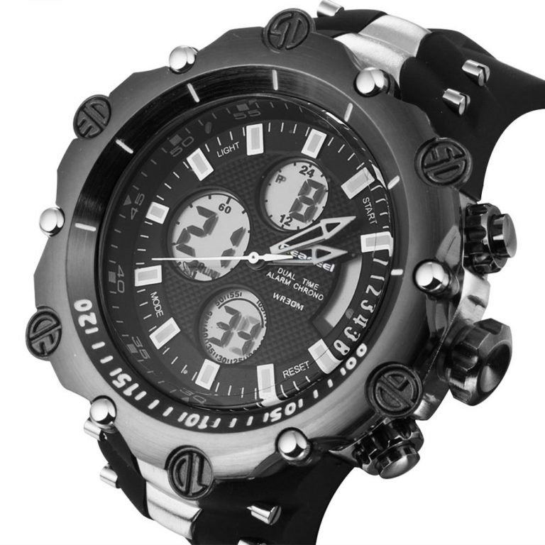Top Luxury Brand Men Military Waterproof LED Sports Watches Men's WristWatches Male Wrist Watch relogio masculino 2017 Top Luxury Brand Men Military Waterproof LED Sports Watches