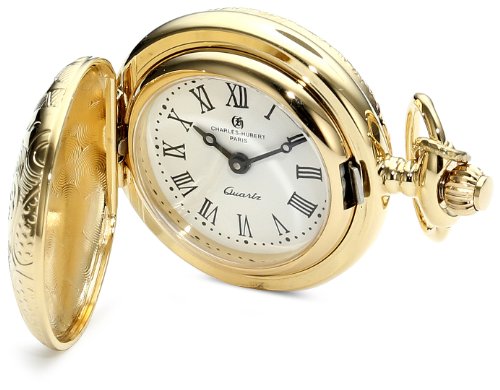 Charles-Hubert, Paris Classic Collection Gold-Plated Pocket Watch