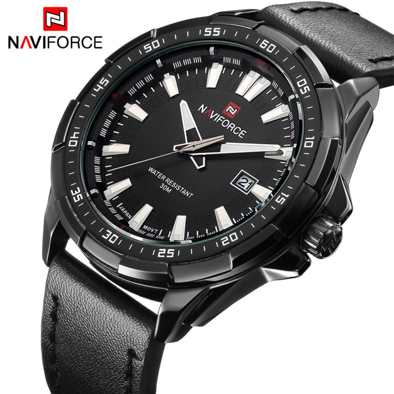 New Luxury Brand NAVIFORCE Watches Men Quartz Hour Date Leather Clock Man Sports Army Military Wrist Watch Relogio Masculino New Luxury Brand NAVIFORCE Watches Men Quartz