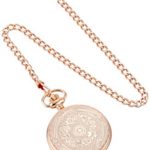 Charles-Hubert, Paris Rose Gold-Plated Mechanical Pocket Watch