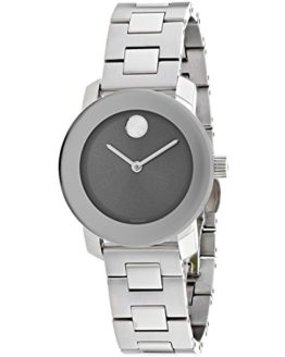 Movado Women's Swiss-Quartz Watch with Stainless-Steel Strap, Silver