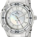 Bulova Women's 96L145 Solano Marine Star Mother of Pearl Watch