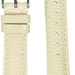 Michele Women's 16 mm. Vanilla Lizard Strap Vanilla One Size