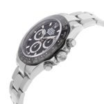 ROLEX Cosmograph Daytona Black Dial Stainless Steel Oyster Men's Watch
