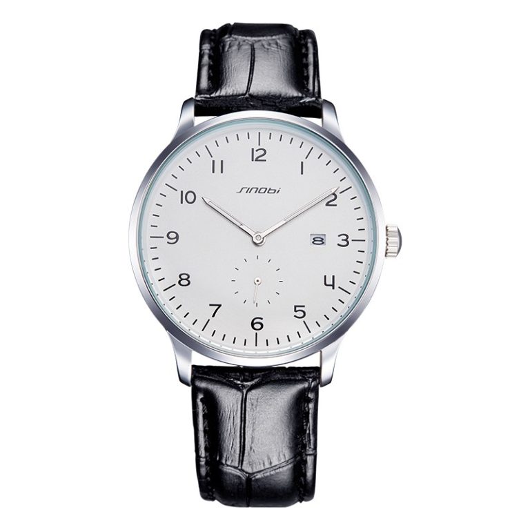 SINOBI Causal Business Men Wrist Watches Leather Watchband Top Luxury Brand Males Geneva Quartz Clock Gentleman Wristwatch 2016 SINOBI Causal Business Men Wrist Watches Leather Watchband
