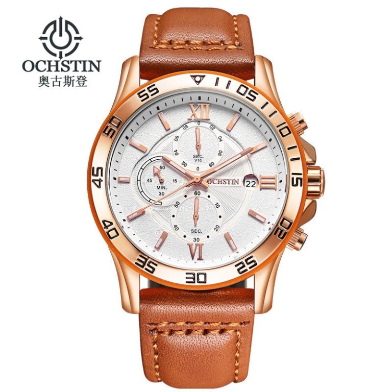 Top Luxury Brand OCHSTIN Men Sports Watches Men's Quartz Date Clock Man Leather Army Military Wrist Watch Relogio Masculino 2 Top Luxury Brand OCHSTIN Men Sports Watches