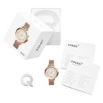 Fossil Q Jacqueline Stainless Steel Mesh Hybrid Smartwatch