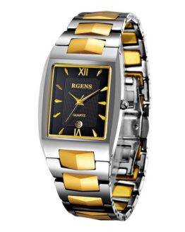 luxury mens wrist watches Tungsten steel quartz clocks