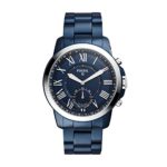 Fossil Hybrid Smartwatch - Q Grant Navy Blue Stainless Steel