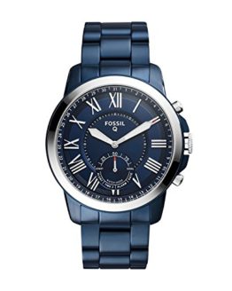 Fossil Hybrid Smartwatch - Q Grant Navy Blue Stainless Steel