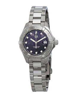Tag Heuer Aquaracer Automatic Black Mother of Pearl Diamond Dial Ladies Watch