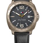 Tommy Hilfiger Black Leather Watch-1791429