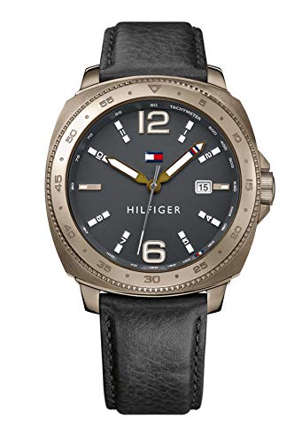 Tommy Hilfiger Black Leather Watch-1791429