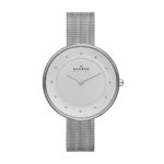 Skagen Women's Gitte Quartz Stainless Steel Mesh Casual Watch