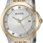 Bulova Women's Quartz Diamond Accents Two-Tone Bracelet Watch