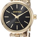 Armitron Women's Quartz Metal and Ceramic Dress Watch, Color:Gold-Toned