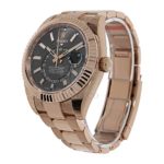 Rolex Sky Dweller Chocolate Dial Rose Gold Men's Watch