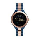 Fossil Q Women's Smartwatch, Color: Rose Gold-Tone, Blue