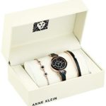 Anne Klein Women's Swarovski Crystal Accented Rose Gold-Tone Watch