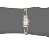Armitron Women's Swarovski Crystal Accented Gold-Tone Bangle Watch