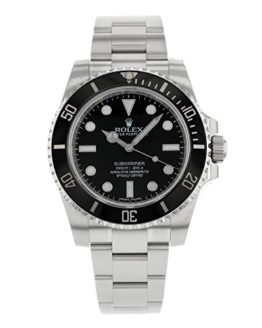 Rolex Submariner Black Dial Stainless Steel Automatic Mens Watch