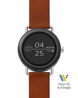 Skagen Connected Falster 1 Stainless Steel and Leather Smartwatch