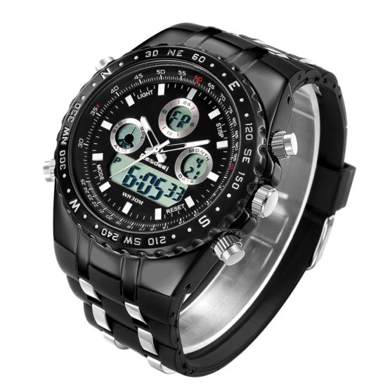 Readeel Mens Watches Top Brand Luxury Waterproof Led Digital Quartz Watch