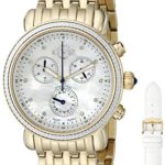 GV2 by Gevril Marsala Womens Diamond Chronograph Swiss Quartz Watch